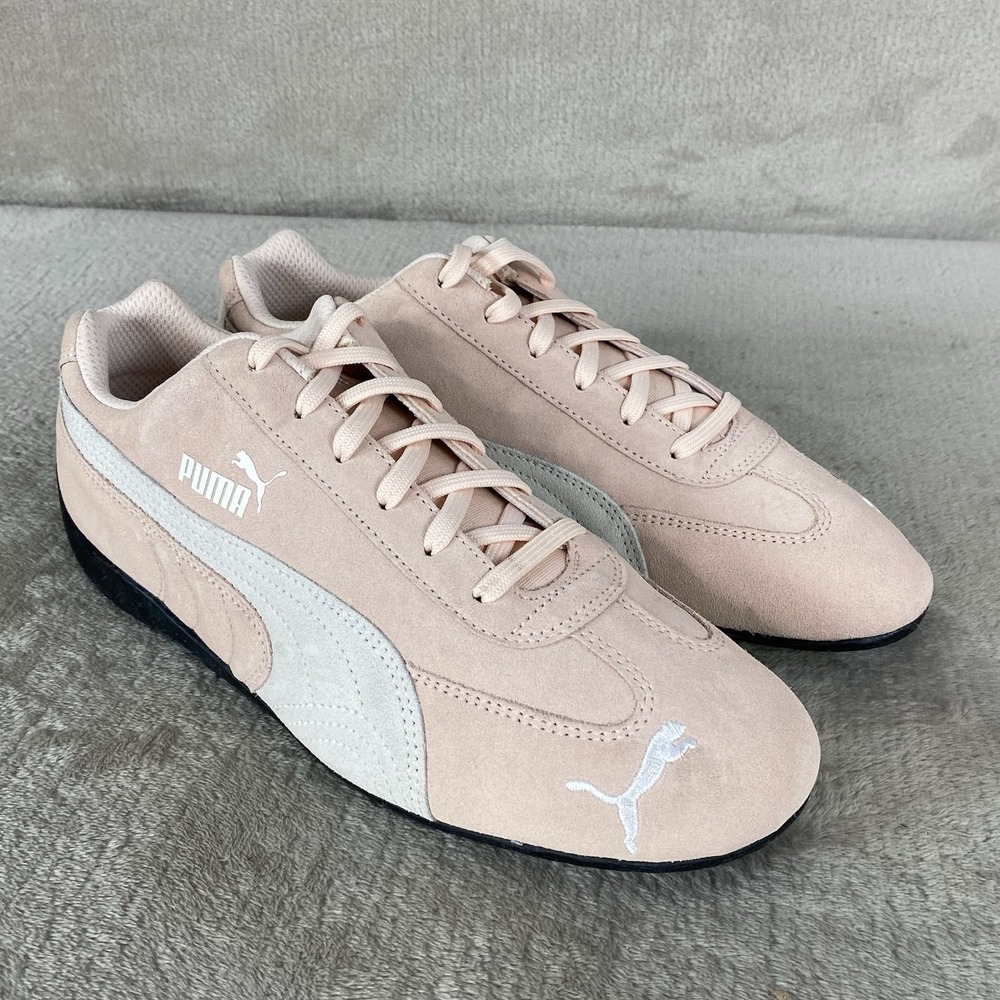 Puma Speedcat LS Womens Shoes Size 9.5 Cloud Pink White Suede Sneakers NEW